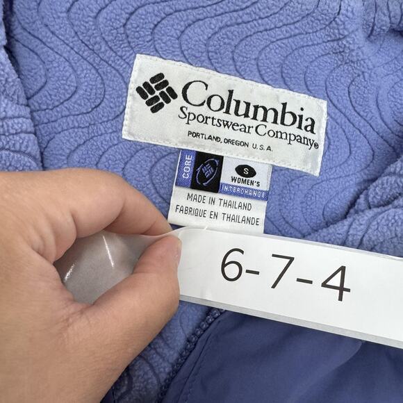 Vintage Columbia Jacket Womens Small Purple Interchange Insulated 00s SL3711 - Picture 3 of 7